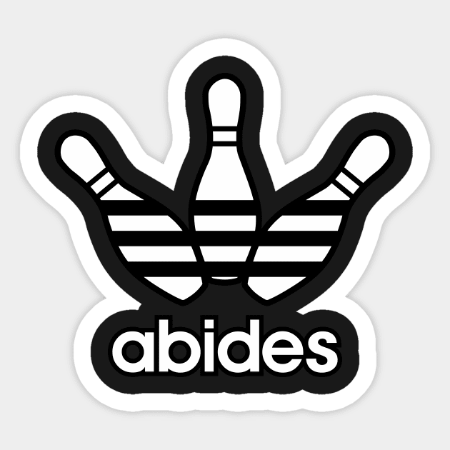 TRE-PIN ABIDES Sticker by superkwetiau